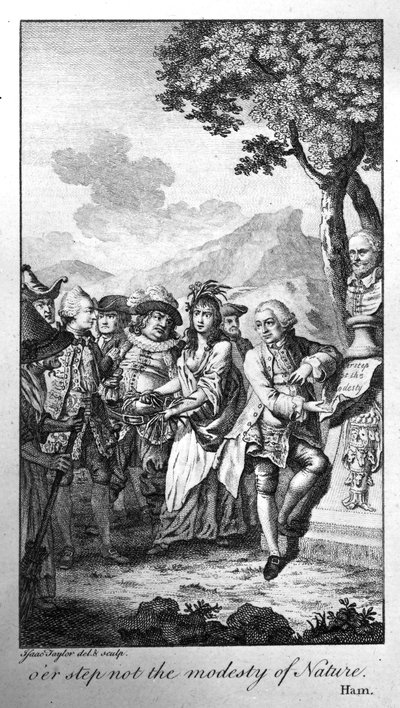 أوير خطوة لا تواضع الطبيعة 1770 بواسطة إسحاق تايلور